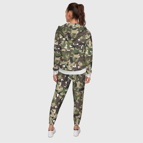 Женский костюм 3D Камуфляж из Собак Camouflage, цвет белый - фото 4