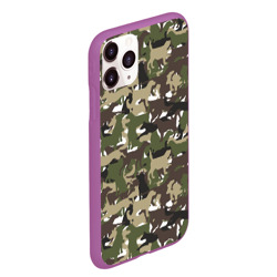 Чехол для iPhone 11 Pro Max матовый Камуфляж из Собак Camouflage - фото 2