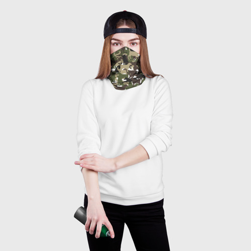 Бандана-труба 3D Камуфляж из Собак Camouflage, цвет 3D печать - фото 2