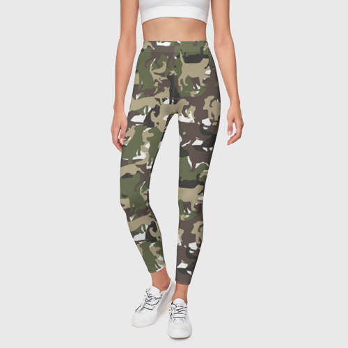 Леггинсы 3D Камуфляж из Собак Camouflage, цвет 3D печать - фото 3