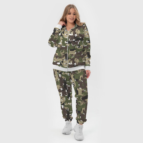 Женский костюм 3D Камуфляж из Собак Camouflage, цвет белый - фото 5