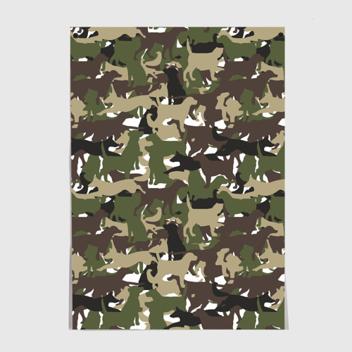 Постер Камуфляж из Собак Camouflage