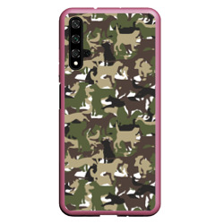 Чехол для Honor 20 Камуфляж из Собак Camouflage