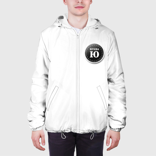 Мужская куртка 3D Иконка буква Ю, цвет 3D печать - фото 4