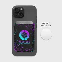 Картхолдер Magsafe магнитный Portal neon портал неон - фото 2