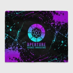 Плед 3D Portal neon портал неон