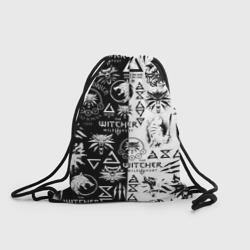Рюкзак-мешок 3D The Witcher logoombing Ведьмак паттерн