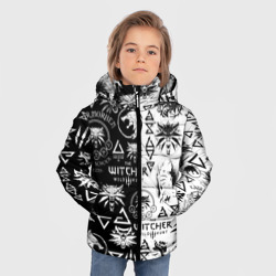 Зимняя куртка для мальчиков 3D The Witcher logoombing Ведьмак паттерн - фото 2