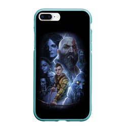 Чехол для iPhone 7Plus/8 Plus матовый God of war Рагнарёк