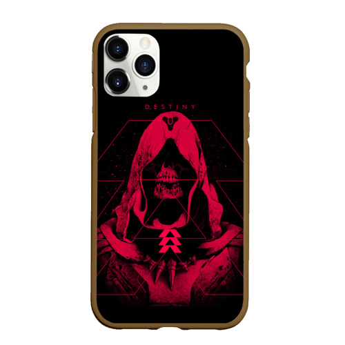 Чехол для iPhone 11 Pro Max матовый Destiny 2 hunter охотник, цвет коричневый