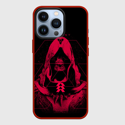 Чехол для iPhone 13 Pro Destiny 2 hunter охотник, цвет красный