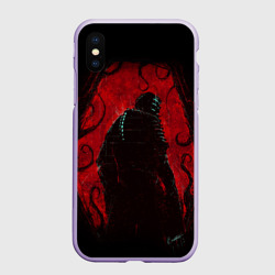 Чехол для iPhone XS Max матовый Dead space Айзек Кларк в броне