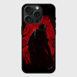 Чехол силиконовый для Apple iPhone 15 Pro матовый Dead space Айзек Кларк в броне