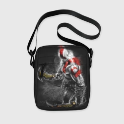 Сумка через плечо 3D Бог войны с мечами, Кратос