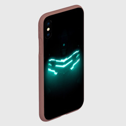 Чехол для iPhone XS Max матовый Dead space шлем Айзека - фото 2