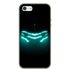 Чехол для iPhone 5/5S матовый Dead space шлем Айзека