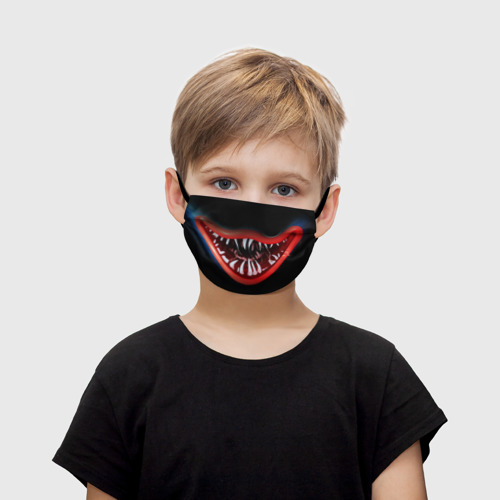 Детская маска (+5 фильтров) POPPY PLAYTIME ЛИЦО ХАГИ ВАГИ  Фото 01