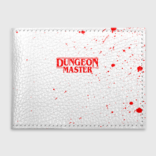 Обложка для студенческого билета Dungeon master blood Гачимучи белый, цвет красный