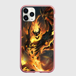 Чехол для iPhone 11 Pro Max матовый Dota 2 Shadow Fiend Тень
