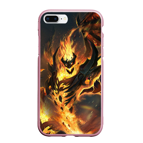 Чехол для iPhone 7Plus/8 Plus матовый Dota 2 Shadow Fiend Тень, цвет розовый