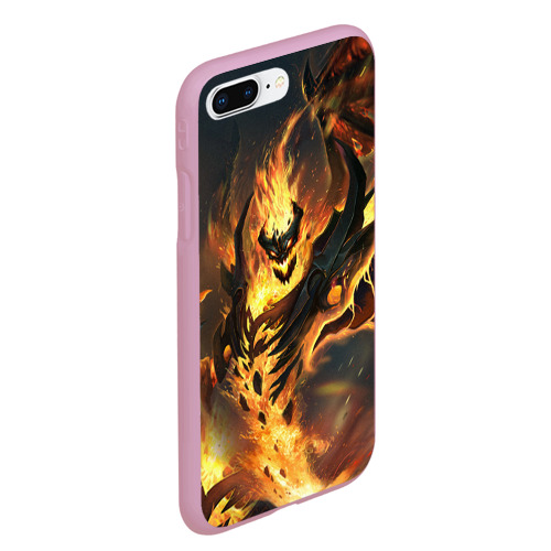 Чехол для iPhone 7Plus/8 Plus матовый Dota 2 Shadow Fiend Тень, цвет розовый - фото 3