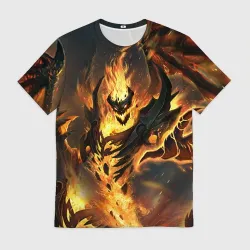 Мужская футболка 3D Dota 2 Shadow Fiend Тень