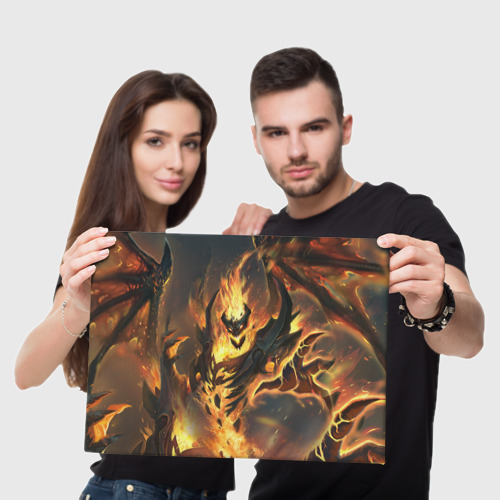 Холст прямоугольный Dota 2 Shadow Fiend Тень, цвет 3D печать - фото 5