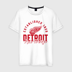 Мужская футболка хлопок Detroit Red Wings Детройт Ред Вингз