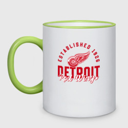 Кружка двухцветная Detroit Red Wings Детройт Ред Вингз