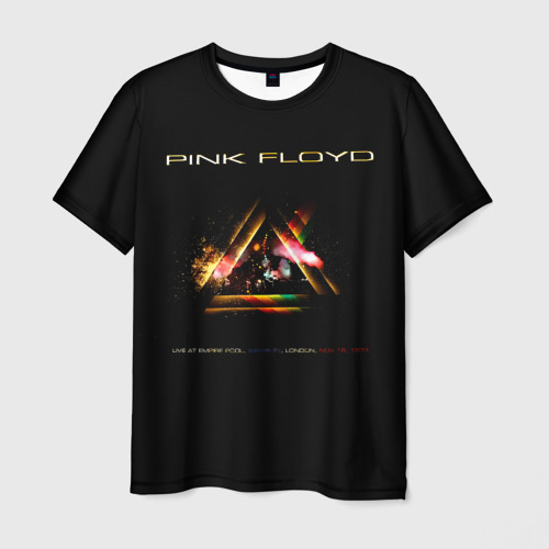 Мужская футболка 3D Live at the Empire Pool - Pink Floyd, цвет 3D печать