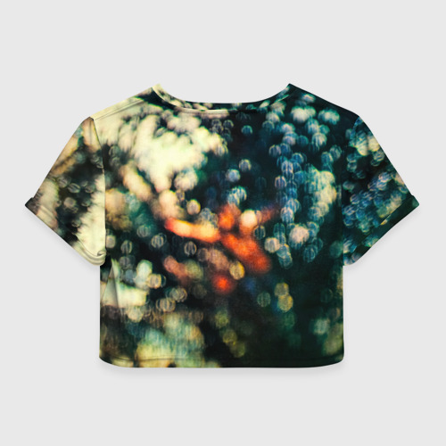 Женская футболка Crop-top 3D Obscured by Clouds - Pink Floyd, цвет 3D печать - фото 2