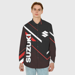 Мужская рубашка oversize 3D Suzuki sport - фото 2