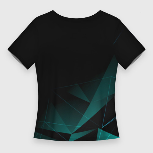 Женская футболка 3D Slim Инфинити, Infiniti геометрия, цвет 3D печать - фото 2
