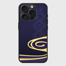 Чехол силиконовый для Apple iPhone 15 Pro матовый Костюм Камисато Аяки
