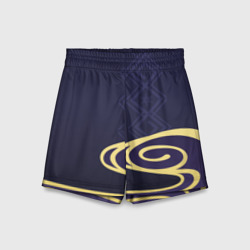 Детские спортивные шорты 3D Костюм Камисато Аяки