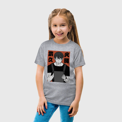 Детская футболка хлопок с принтом Лейтенант Хинава, вид сбоку #3