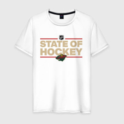 Мужская футболка хлопок Minnesota Wild NHL | Миннесота Уайлд НХЛ