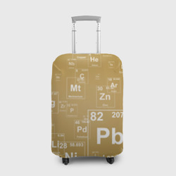 Чехол для чемодана 3D Pb - таблица Менделеева