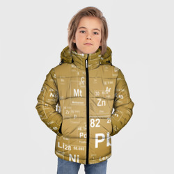 Зимняя куртка для мальчиков 3D Pb - таблица Менделеева - фото 2