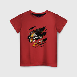 Детская футболка хлопок Злая собака ротвейлер