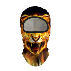 Балаклава 3D Тигр В Пламени