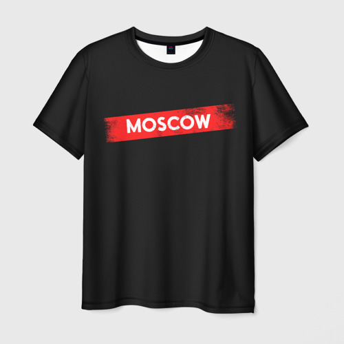 Мужская футболка 3D Moscow Бумажный Дом, цвет 3D печать