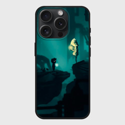 Чехол силиконовый для Apple iPhone 15 Pro матовый Limbo x Little Nightmares