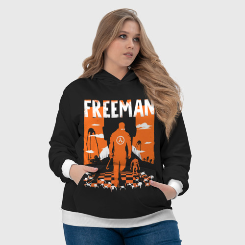 Женская толстовка 3D Walkin Freeman, цвет 3D печать - фото 6