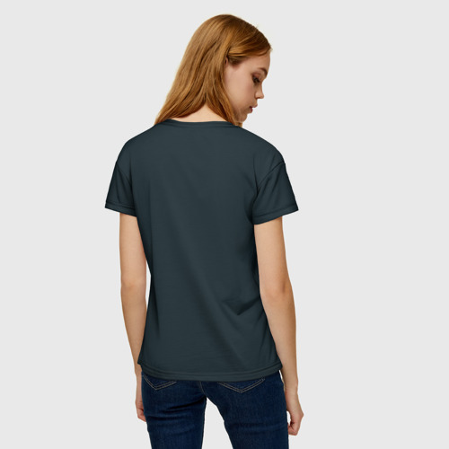 Женская футболка 3D с принтом Гордон и Алекс, вид сзади #2
