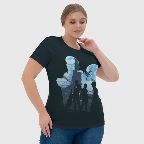 Женская футболка 3D с принтом Гордон и Алекс, фото #4