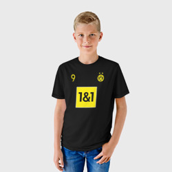 Детская футболка 3D Haaland 9 - Borussia Dortmund - фото 2