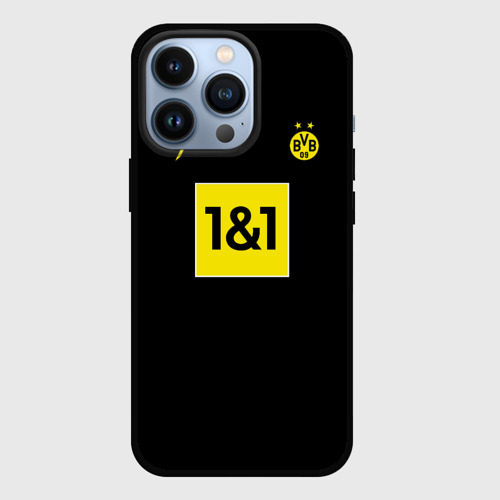 Чехол для iPhone 13 Pro Haaland 9 - Borussia Dortmund, цвет черный