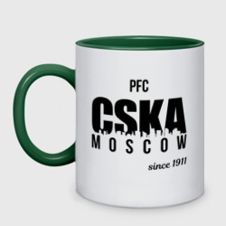 Кружка двухцветная CSKA since 1911