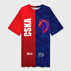 Платье-футболка 3D FC CSKA since 1911
